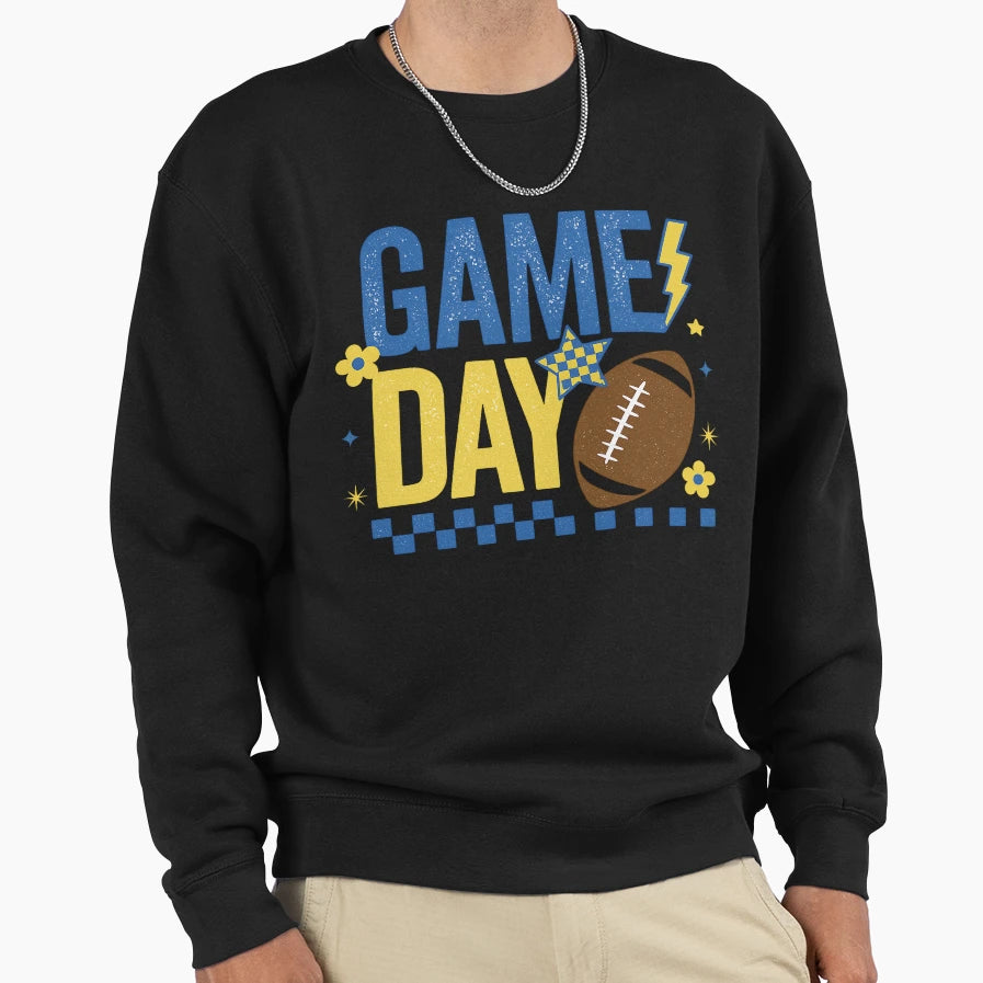 Game Day Football Season Sweatshirt - Aesthetic Graphic Men Women - T-Shirt, Sweatshirt, Hoodie