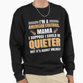 American Football Mom Sweatshirt - Minimalist Print Unisex - T-Shirt, Sweatshirt, Hoodie