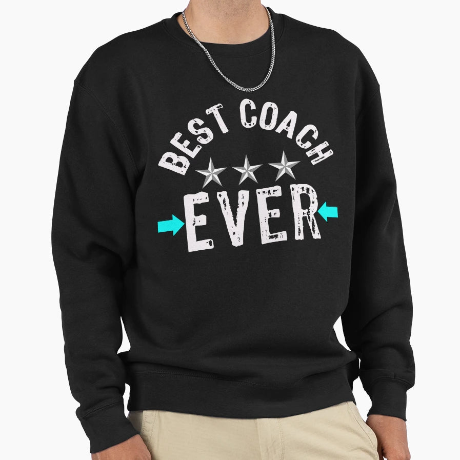 Awesome Best Sofball Coach Ever Sweatshirt - Aesthetic Graphic for Adults - T-Shirt, Sweatshirt, Hoodie