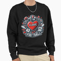 Love Game Football Inspired Sweatshirt - Aesthetic Graphic for Adults - T-Shirt, Sweatshirt, Hoodie