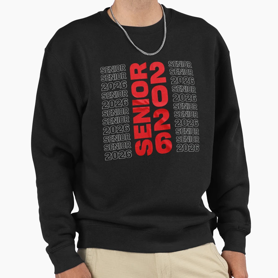 Senior Class 2026 2026 Seniors Sweatshirt - Custom Art Print Unisex - T-Shirt, Sweatshirt, Hoodie