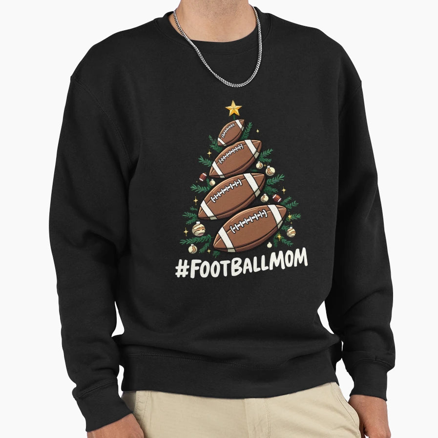 Football Mom Tree Sweatshirt - Fun Novelty Design Men Women - T-Shirt, Sweatshirt, Hoodie