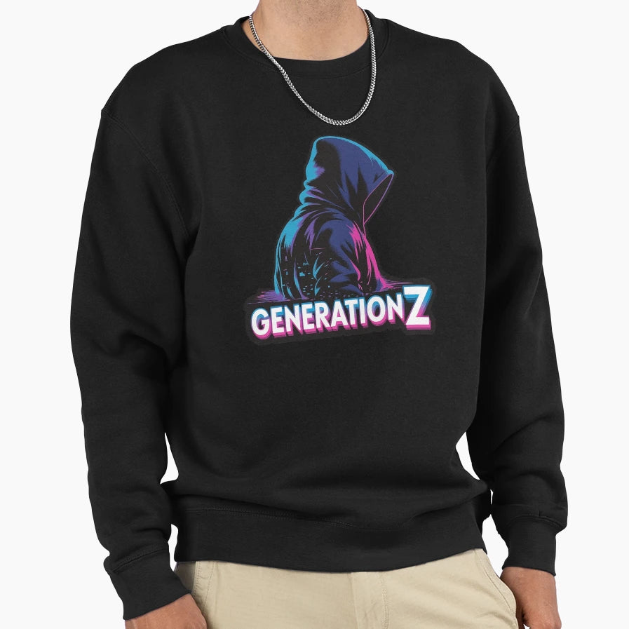Generation Z Sweatshirt - Custom Art Print for Adults - T-Shirt, Sweatshirt, Hoodie
