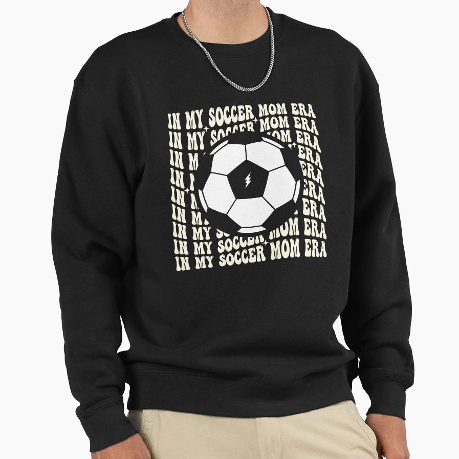 My Soccer Mom Era Senior Soccer Mom Sweatshirt - Fun Novelty Design Unisex - T-Shirt, Sweatshirt, Hoodie