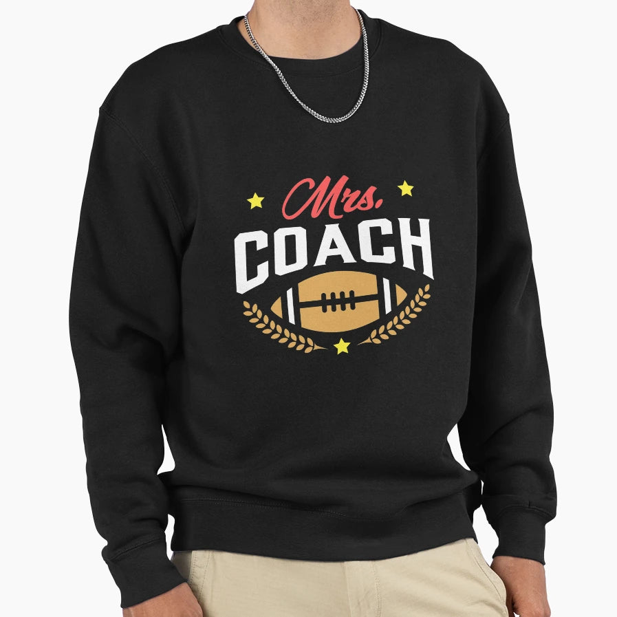 Mrs Coach Sweatshirt - Graphic Print for Adults - T-Shirt, Sweatshirt, Hoodie