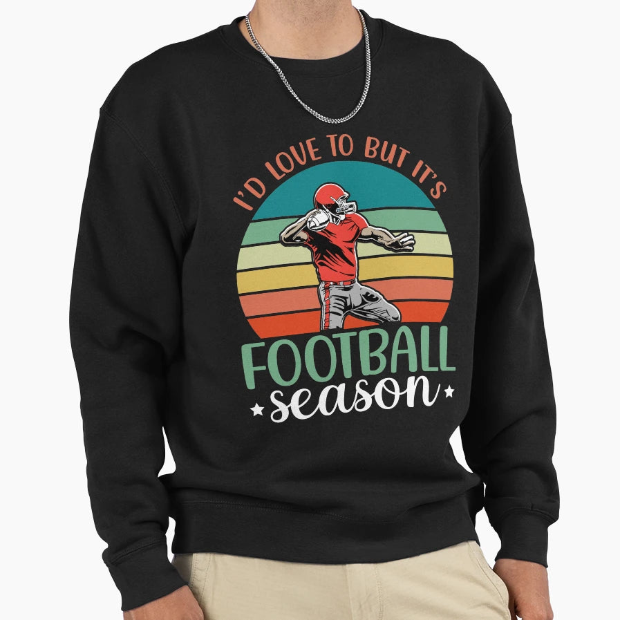 Football Lover American Football Player Sweatshirt - Unique Graphic Unisex - T-Shirt, Sweatshirt, Hoodie