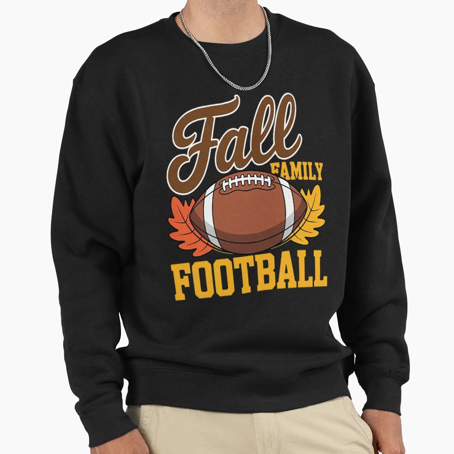 Autumn Bonds Fall Family Football Sweatshirt - Streetwear Style for Adults - T-Shirt, Sweatshirt, Hoodie