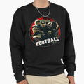 Football Season Red Art Helmet T-Shirt - Casual Everyday Wear for Adults - T-Shirt, Sweatshirt, Hoodie