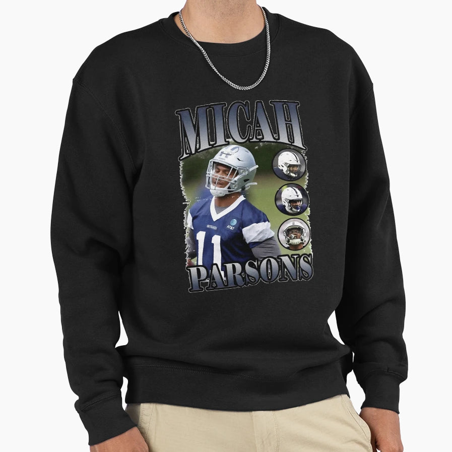 American Football Player 11 Sweatshirt - Aesthetic Graphic Men Women - T-Shirt, Sweatshirt, Hoodie