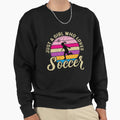 Soccer Player Sweatshirt - Aesthetic Graphic Unisex - T-Shirt, Sweatshirt, Hoodie