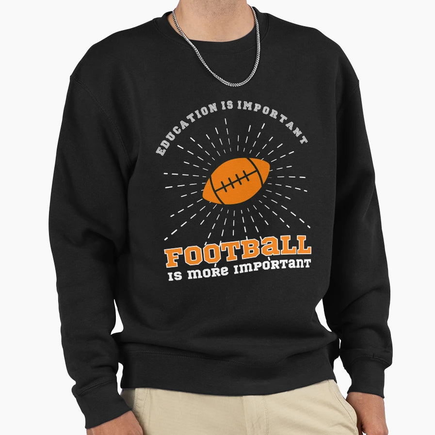 American Football Sweatshirt - Minimalist Print for Adults - T-Shirt, Sweatshirt, Hoodie