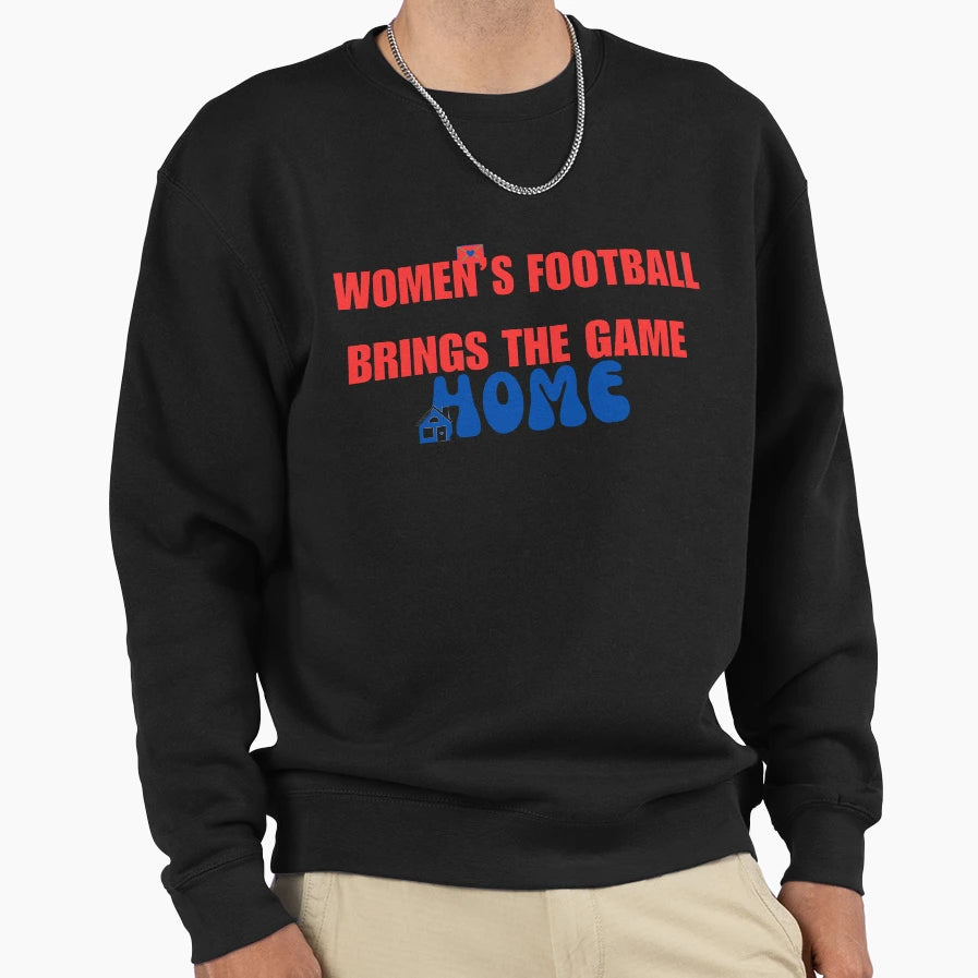 Womens Football Sweatshirt - Casual Everyday Wear for Adults - T-Shirt, Sweatshirt, Hoodie