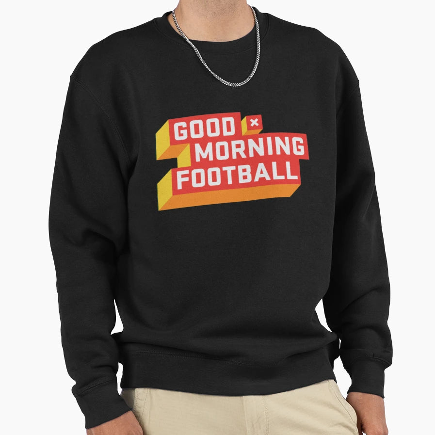 Good Morning Football Gmfb Active Sweatshirt - Trendy Graphic Unisex - T-Shirt, Sweatshirt, Hoodie