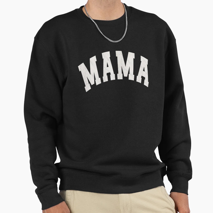 Mama Cable Knit Pattern Sweatshirt - Fun Novelty Design Unisex - T-Shirt, Sweatshirt, Hoodie