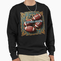 Football Season Baroque Sweatshirt - Custom Art Print for Adults - T-Shirt, Sweatshirt, Hoodie