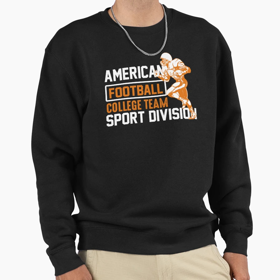 American Football College Team Sweatshirt - Aesthetic Graphic for Adults - T-Shirt, Sweatshirt, Hoodie