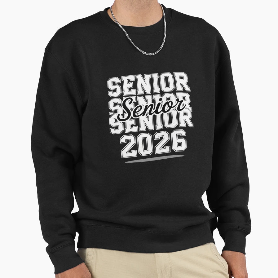 Senior 2026 Class 2026 Seniors Sweatshirt - Custom Art Print Unisex - T-Shirt, Sweatshirt, Hoodie