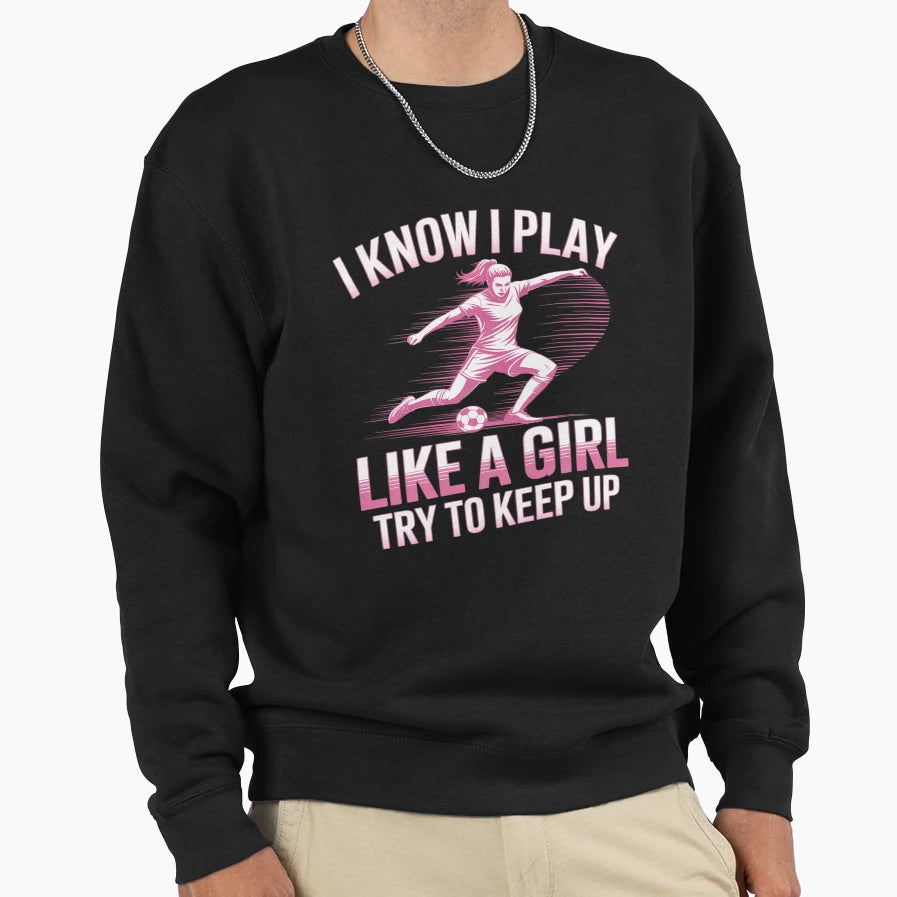 Funny Soccer Art Soccer Player Sweatshirt - Novelty Apparel for Adults - T-Shirt, Sweatshirt, Hoodie