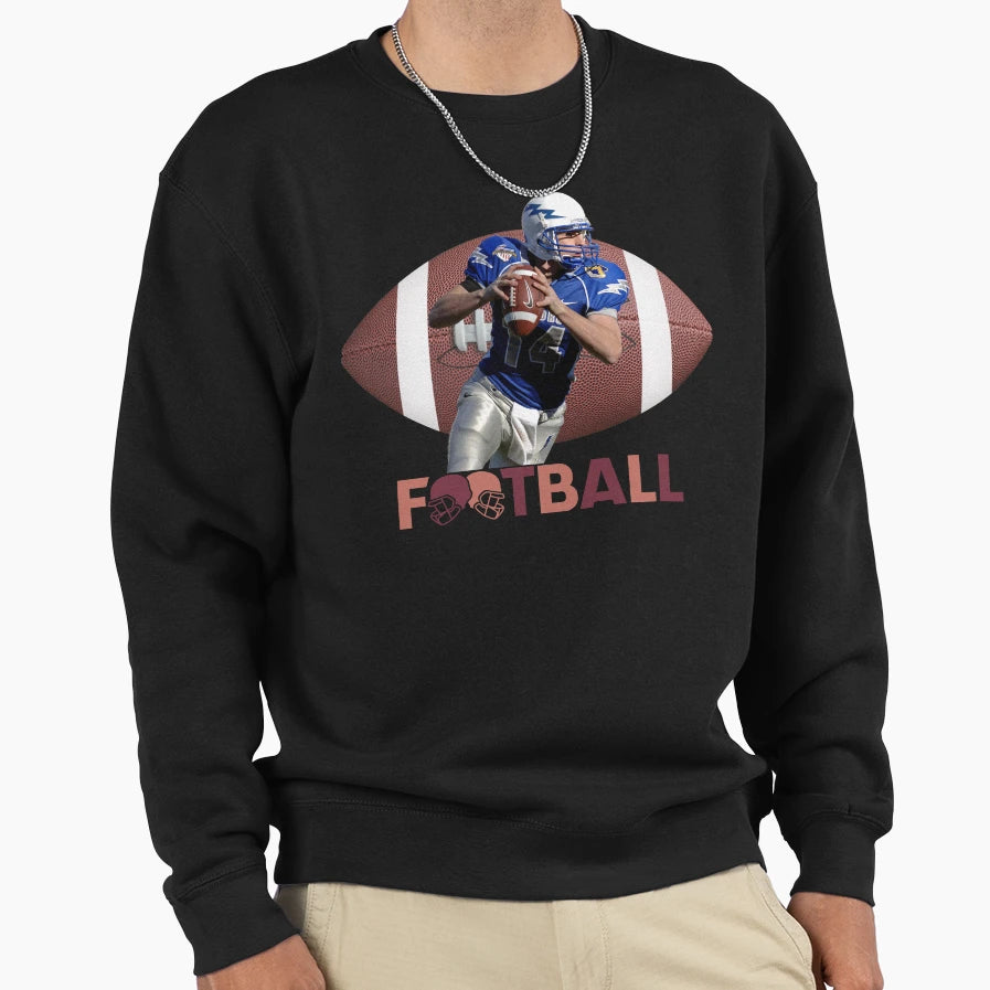 American Football Soccer Team Sweatshirt - Aesthetic Graphic Unisex - T-Shirt, Sweatshirt, Hoodie