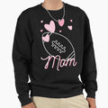 Heart And Football Mom Sweatshirt - Aesthetic Graphic for Adults - T-Shirt, Sweatshirt, Hoodie