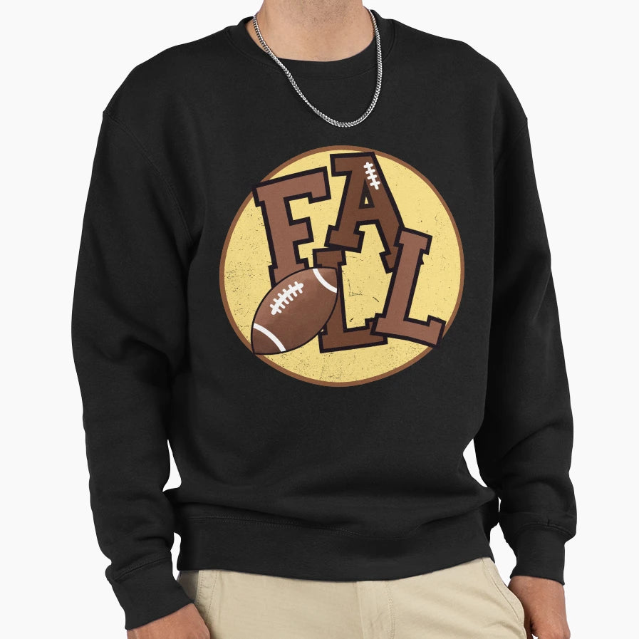 Fall Football Sweatshirt - Casual Everyday Wear Men Women - T-Shirt, Sweatshirt, Hoodie