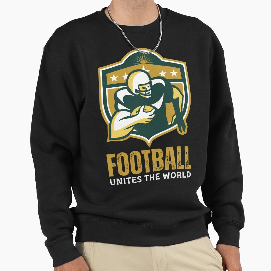 Football Unites World Sweatshirt - Graphic Print Unisex - T-Shirt, Sweatshirt, Hoodie