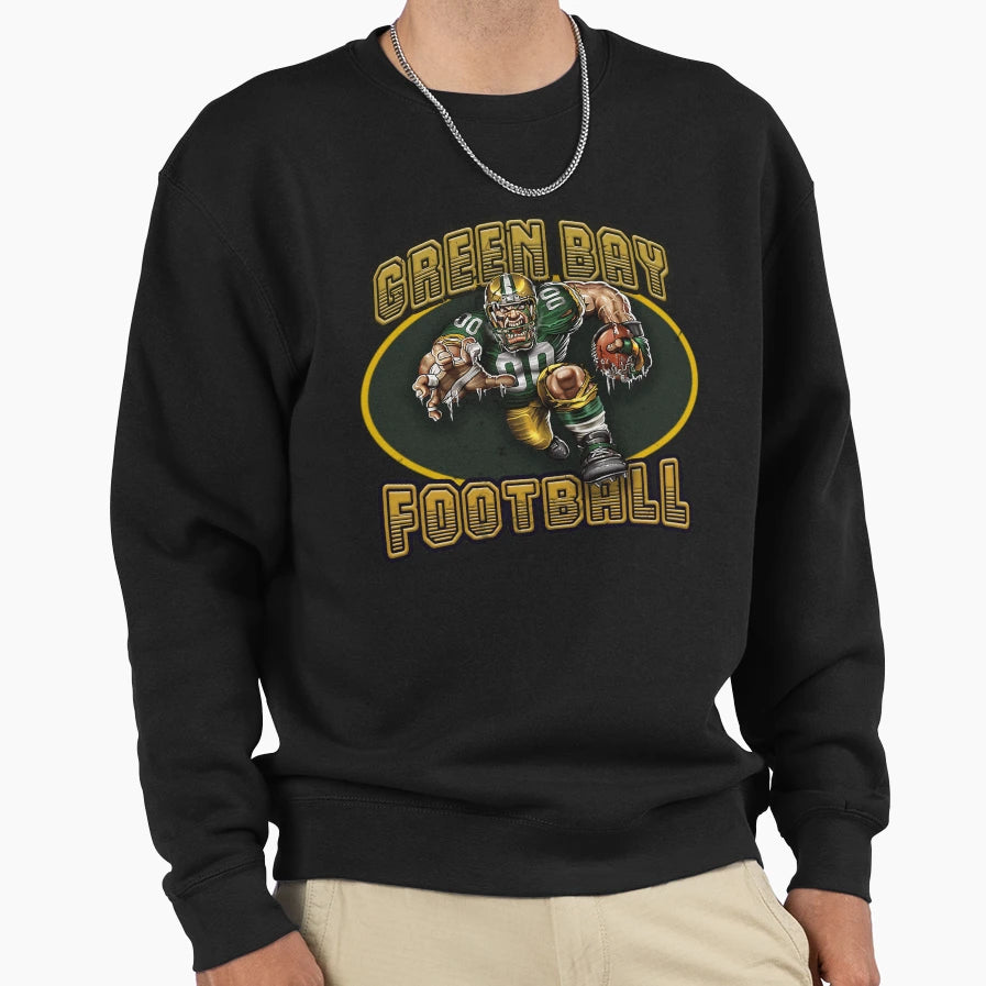 Green Bay Football Sweatshirt - Minimalist Print Men Women - T-Shirt, Sweatshirt, Hoodie
