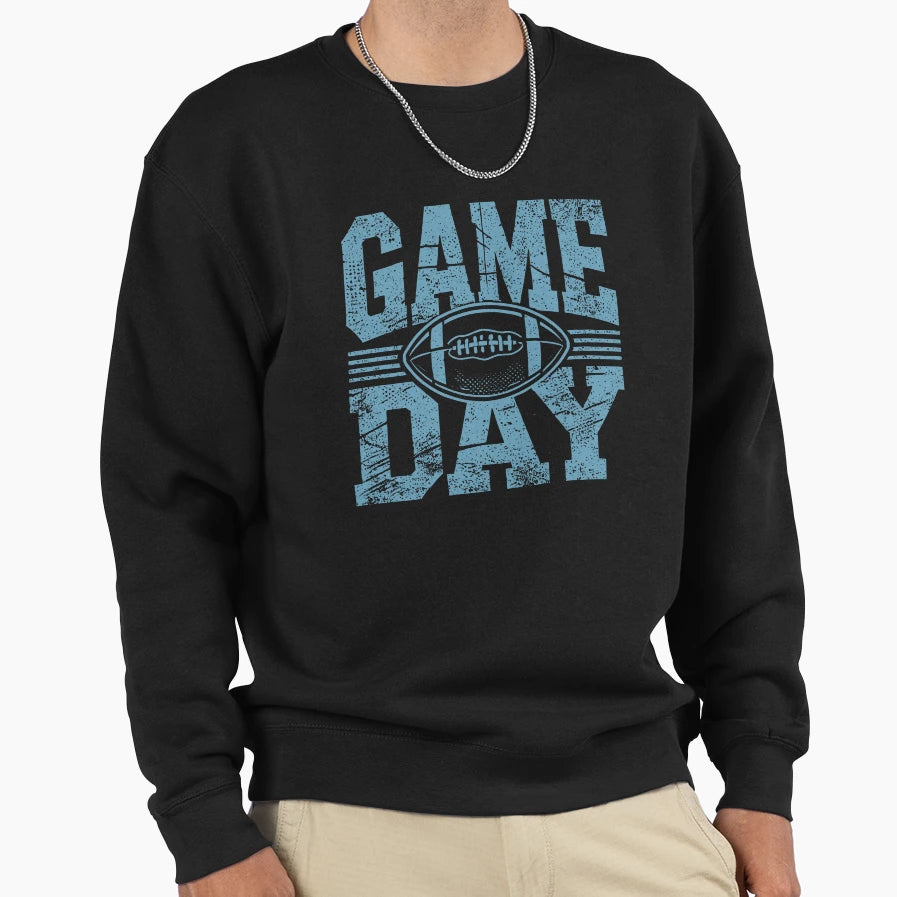 Game Day Football Grunge Sweatshirt - Streetwear Style Men Women - T-Shirt, Sweatshirt, Hoodie
