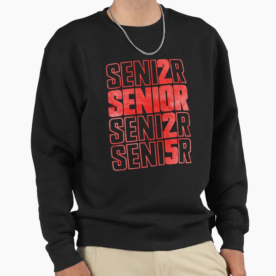Senior 2025 Graduation Class 2025 Senior Sweatshirt - Graphic Print Unisex - T-Shirt, Sweatshirt, Hoodie