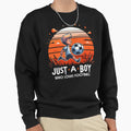 Just Who Loves Football Sunset Sweatshirt - Aesthetic Graphic Men Women - T-Shirt, Sweatshirt, Hoodie