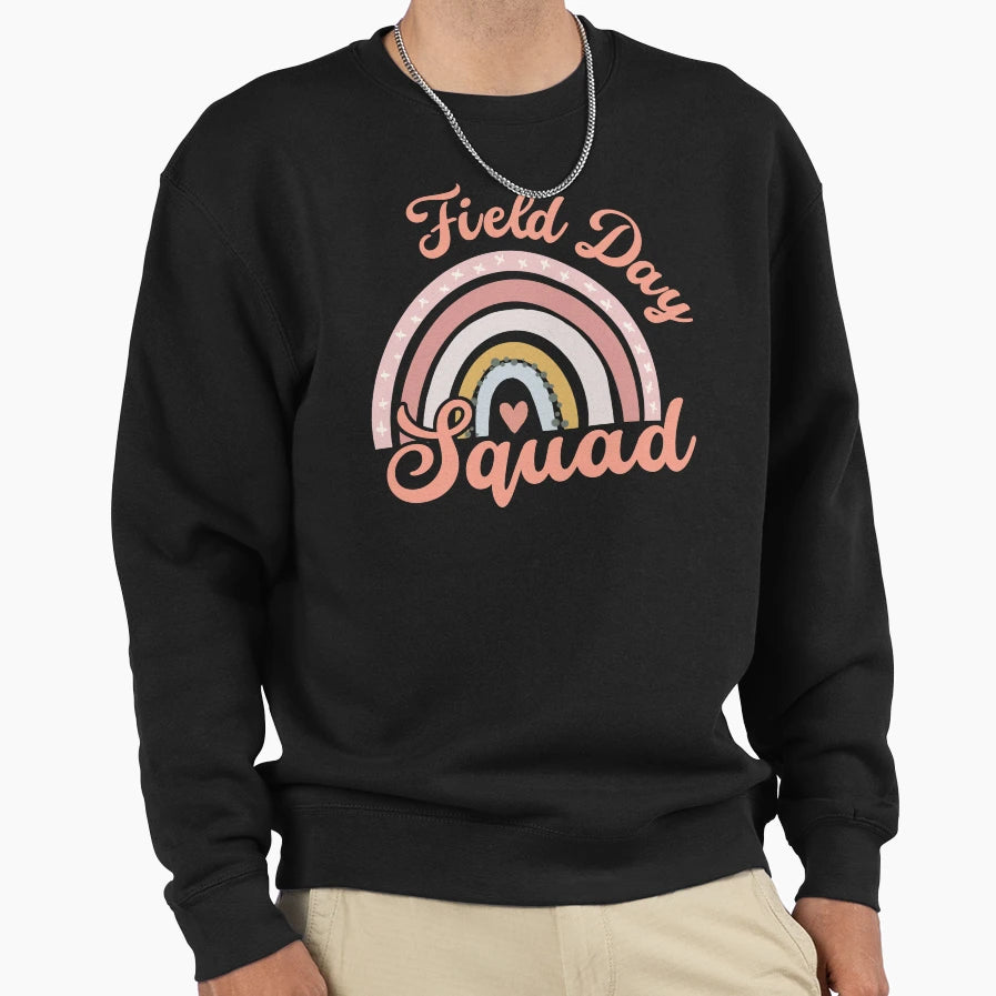 Teacher And Students Field Day Sweatshirt - Custom Art Print Men Women - T-Shirt, Sweatshirt, Hoodie