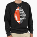 American Football Lineman Because Sweatshirt - Aesthetic Graphic Unisex - T-Shirt, Sweatshirt, Hoodie