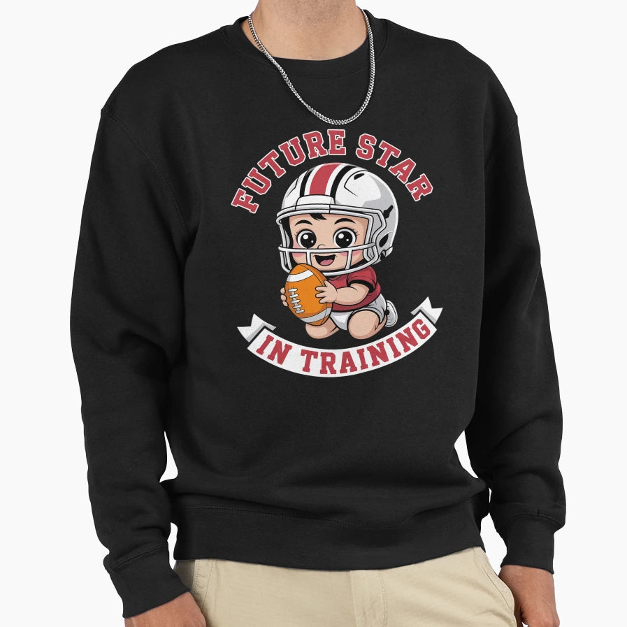 Future All Star Football Player Sweatshirt - Casual Everyday Wear Unisex - T-Shirt, Sweatshirt, Hoodie