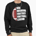 Dad Husband Fantasy Football T-Shirt - Fun Novelty Design for Adults - T-Shirt, Sweatshirt, Hoodie