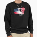 American Football Sweatshirt - Casual Everyday Wear Men Women - T-Shirt, Sweatshirt, Hoodie