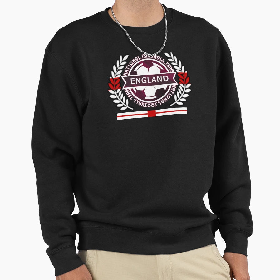 England New Football Supporters And Sweatshirt - Unique Graphic Men Women - T-Shirt, Sweatshirt, Hoodie
