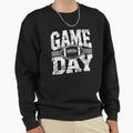 Game Day Football Grunge Sweatshirt - Casual Everyday Wear Men Women - T-Shirt, Sweatshirt, Hoodie