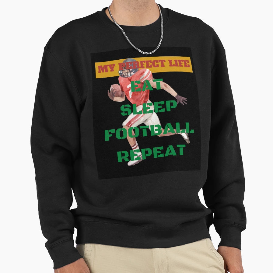 Football Fever Sweatshirt - Unique Graphic Unisex - T-Shirt, Sweatshirt, Hoodie