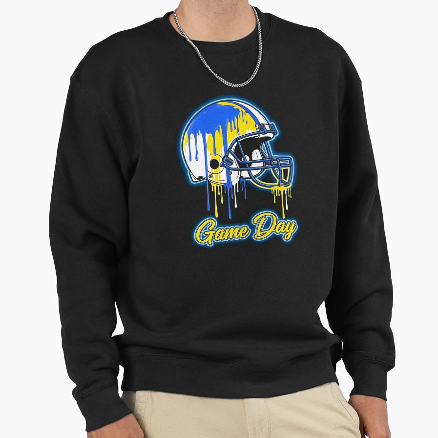 Football Drip Game Day Sport Sweatshirt - Trendy Graphic for Adults - T-Shirt, Sweatshirt, Hoodie