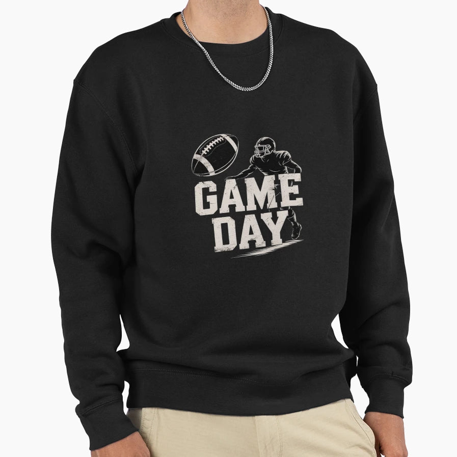 Game Day Football Football Sweatshirt - Custom Art Print Men Women - T-Shirt, Sweatshirt, Hoodie
