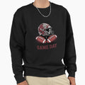 Game Day American Football Helmet Lover Sweatshirt - Graphic Print Unisex - T-Shirt, Sweatshirt, Hoodie