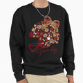 Floral Football Helmet Game Day Sweatshirt - Fun Novelty Design Men Women - T-Shirt, Sweatshirt, Hoodie