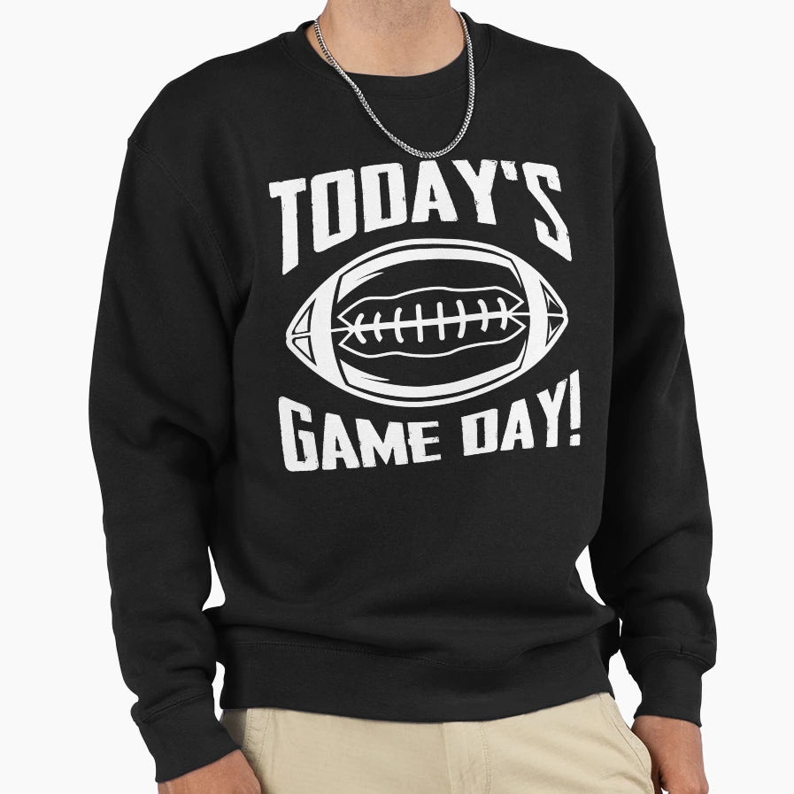 Game Day Football Game Rugby Player Sweatshirt - Unique Graphic for Adults - T-Shirt, Sweatshirt, Hoodie
