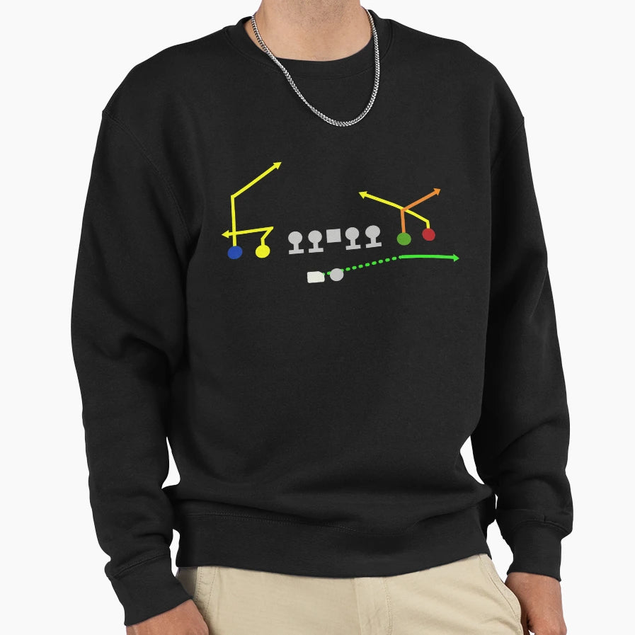 Ncaa Football Y Corner Sweatshirt - Aesthetic Graphic for Adults - T-Shirt, Sweatshirt, Hoodie