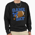 Game Day Football Glitter Bow Sweatshirt - Minimalist Print Unisex - T-Shirt, Sweatshirt, Hoodie