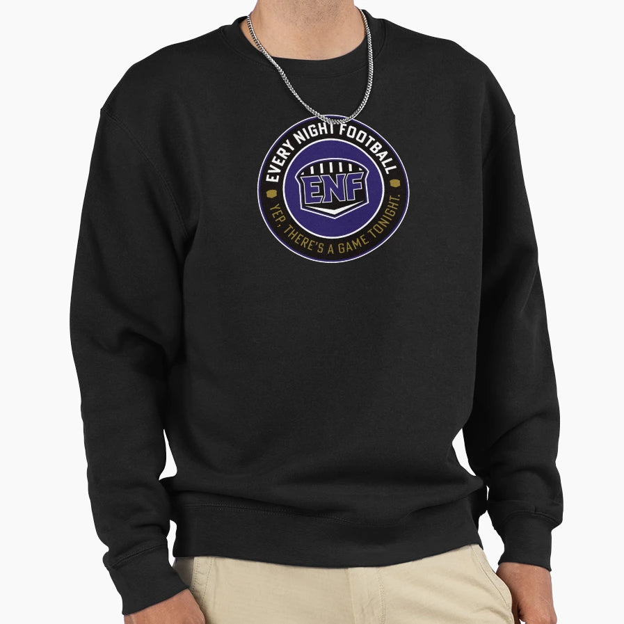 Every Night Football Circular Slogan Sweatshirt - Streetwear Style Unisex - T-Shirt, Sweatshirt, Hoodie