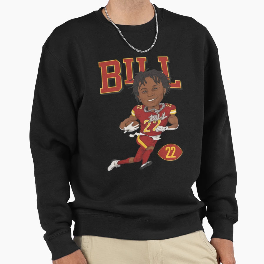 Bill Jacory Croskey Merritt 22 Sweatshirt - Fun Novelty Design for Adults - T-Shirt, Sweatshirt, Hoodie