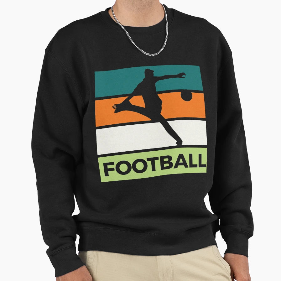 Football Sweatshirt - Graphic Print for Adults - T-Shirt, Sweatshirt, Hoodie