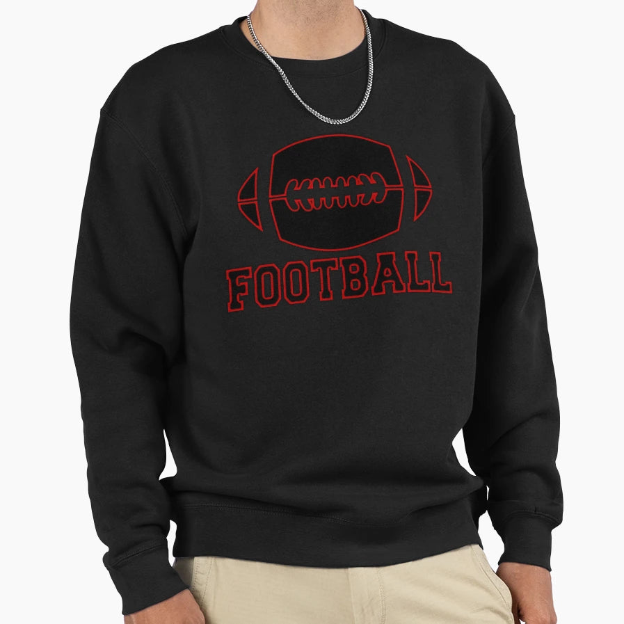 Football Sweatshirt - Graphic Print Unisex - T-Shirt, Sweatshirt, Hoodie
