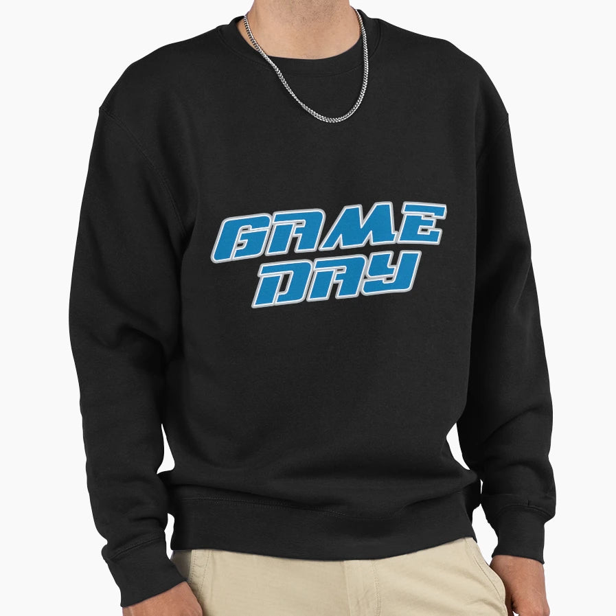 Game Day Detroit Lions Football Sweatshirt - Casual Everyday Wear Unisex - T-Shirt, Sweatshirt, Hoodie